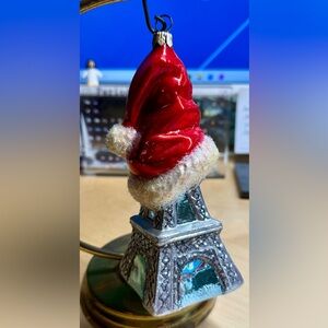 Vintage Neiman Marcus Eiffel Tower Christmas ornament. 2002. Poland